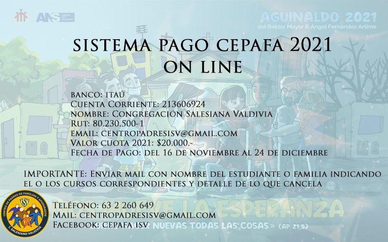 Info CEPAFA: Sistema de Pago On Line