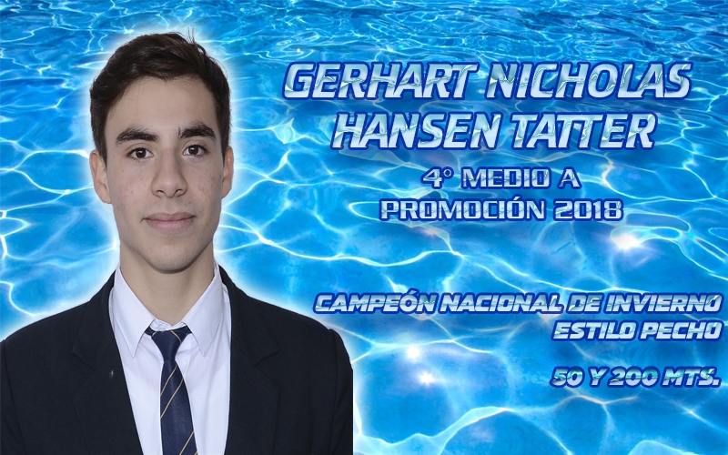 G. Hansen: Campeón Nacional de Invierno en Natación 2018