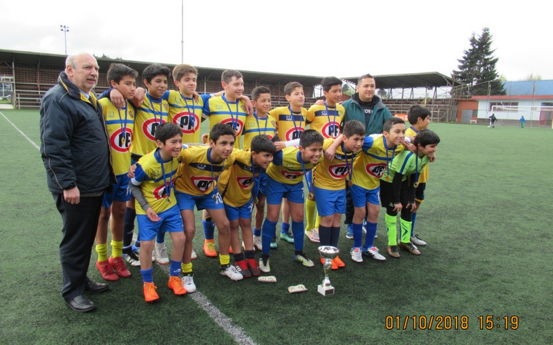 SUB13 Campeones Regionales del Fútbol Escolar 2018