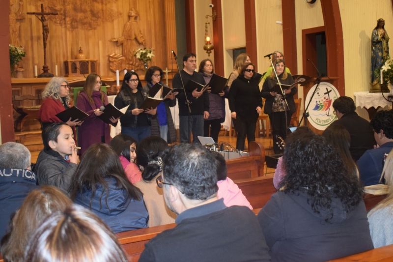 Coro Valdocco ofreci&oacute; un gran Concierto en Panguipulli