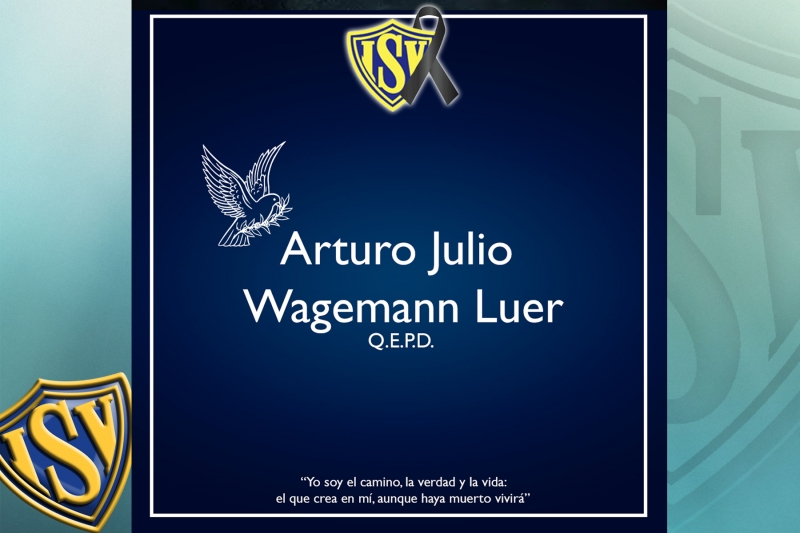 Defunción Sr. Arturo Wagemann Luer (Q.E.P.D.)