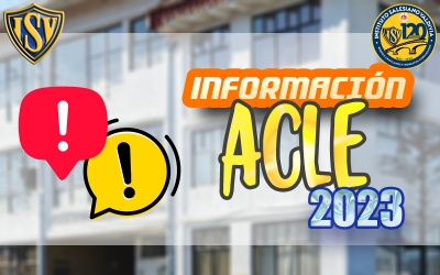 Información ACLE 2023 (Semana Santa)