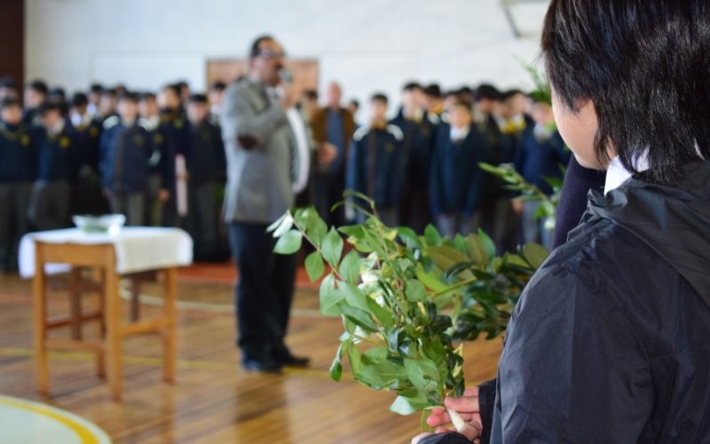 Celebramos Domingo de Ramos con nuestros Estudiantes