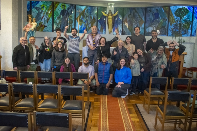 Una Eucaristía de encuentro y fraternidad junto al 1° básico C y comunidades de la Diócesis de Valdivia