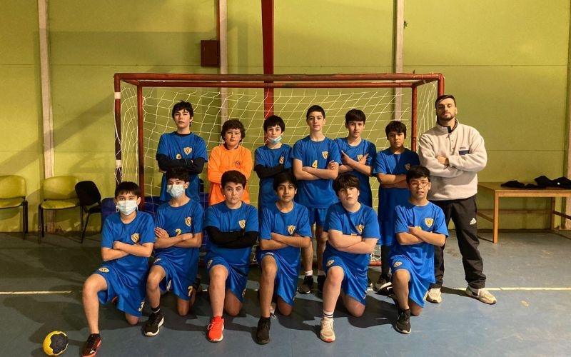 Selección Handball S14 inicia participación en Camp Escolar de Valdivia