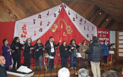 Coro Apoderados “Valdocco” participa en celebración N° 60 de la P. Preciosa Sangre de Valdivia