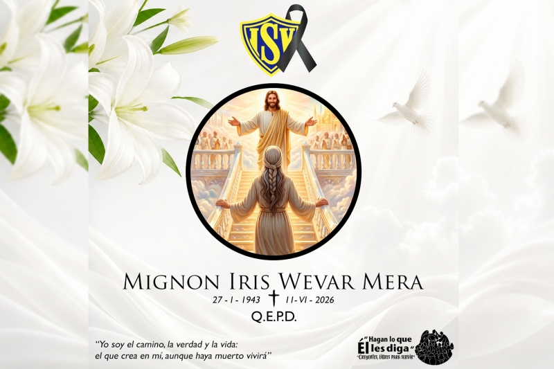 Defunción Sra. Mignon Iris Wevar Mera