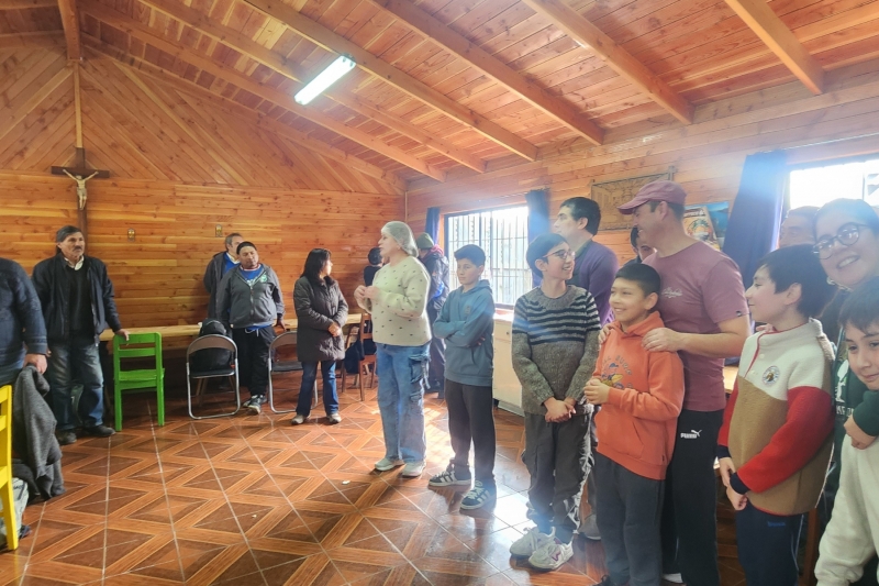5° básico B vive la solidaridad y la transforma en esperanza en el 18° Comedor Solidario Salesiano