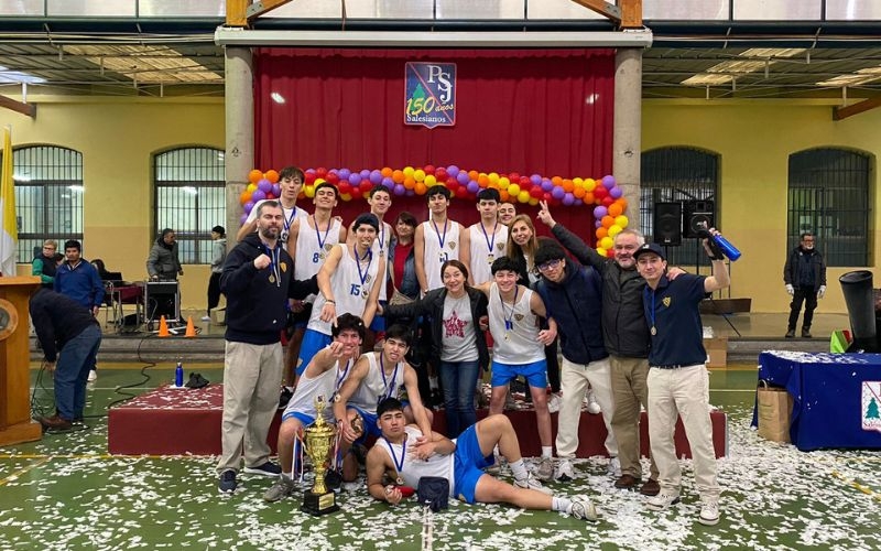 Selecci&oacute;n ISV se consagra Campe&oacute;n Nacional de B&aacute;squet Salesiano de Chile 2023