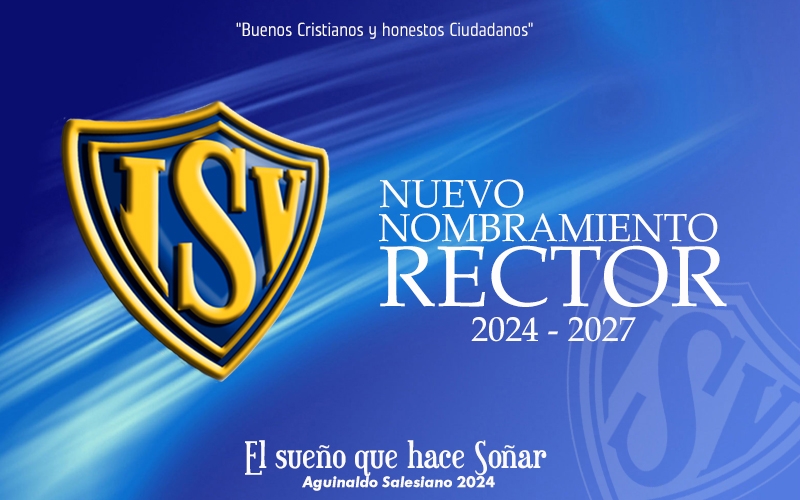 Anuncio nuevo RECTOR ISV 2024 - 2027