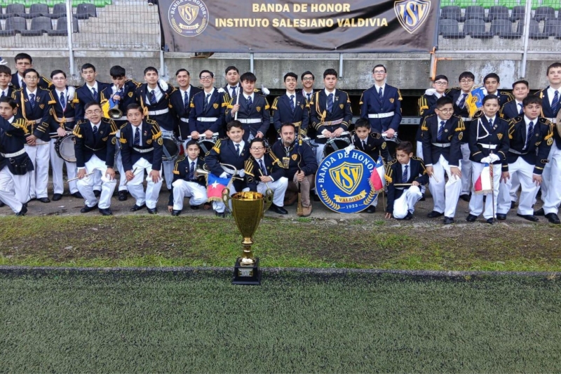 Banda de Honor del ISV obtiene 2° lugar en Concurso Nacional en Puerto Montt
