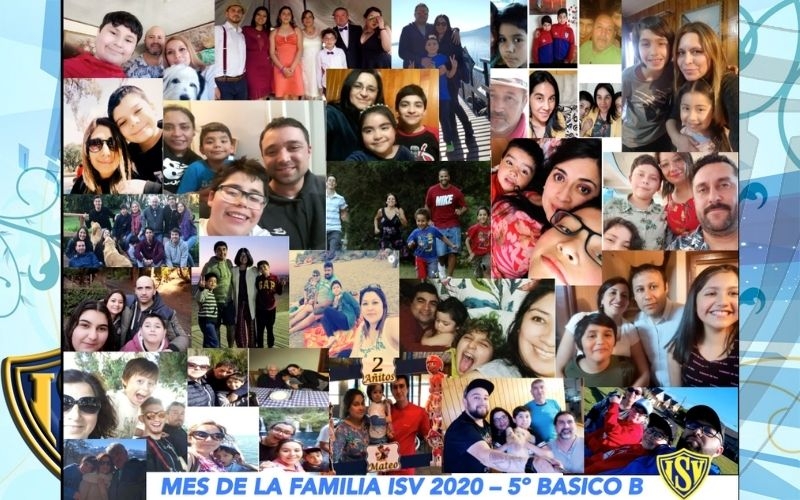 MES DE LA FAMILIA 2020: 5° básico B nos comparte un Collage