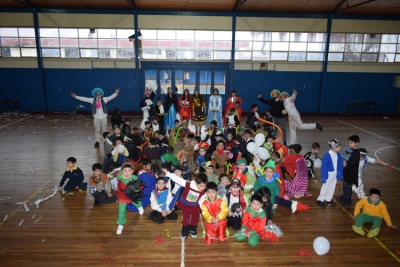 Pequeños estudiantes también celebran y juegan en Semana Salesiana 2018